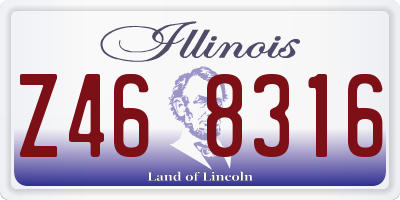 IL license plate Z468316