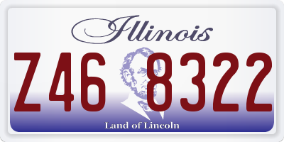 IL license plate Z468322