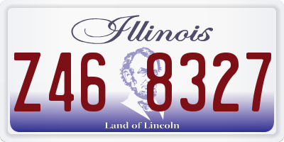 IL license plate Z468327