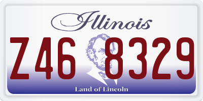 IL license plate Z468329