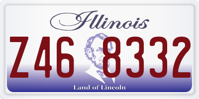 IL license plate Z468332