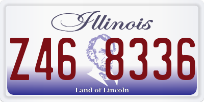 IL license plate Z468336