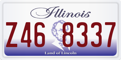 IL license plate Z468337
