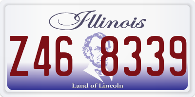 IL license plate Z468339