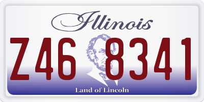 IL license plate Z468341