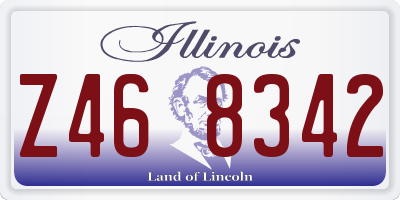 IL license plate Z468342