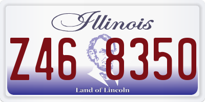 IL license plate Z468350