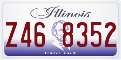 IL license plate Z468352