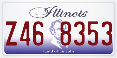 IL license plate Z468353