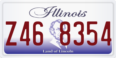 IL license plate Z468354