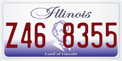 IL license plate Z468355