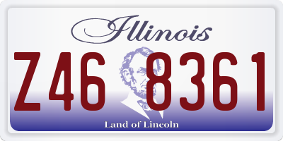 IL license plate Z468361