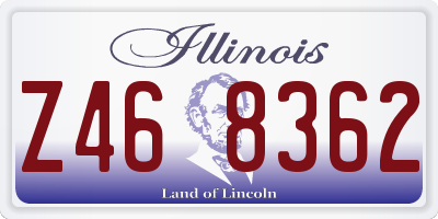 IL license plate Z468362