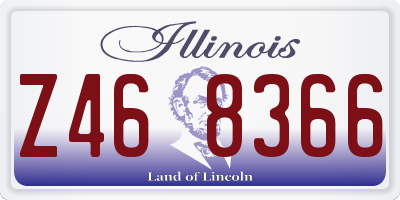 IL license plate Z468366
