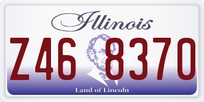 IL license plate Z468370