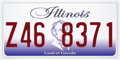 IL license plate Z468371
