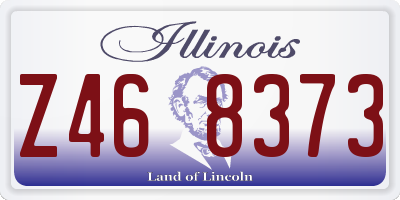 IL license plate Z468373