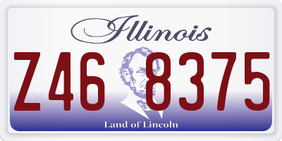 IL license plate Z468375