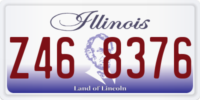 IL license plate Z468376