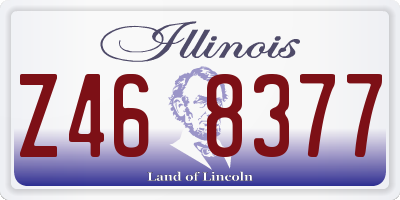 IL license plate Z468377