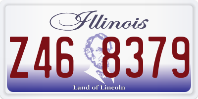IL license plate Z468379