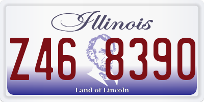 IL license plate Z468390