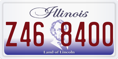 IL license plate Z468400