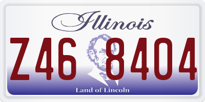 IL license plate Z468404