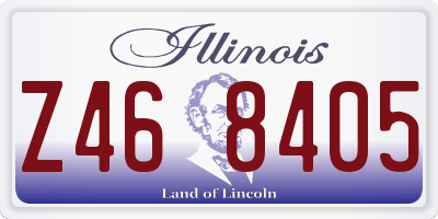 IL license plate Z468405
