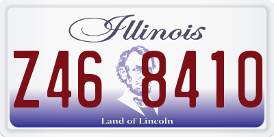 IL license plate Z468410