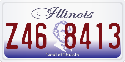 IL license plate Z468413