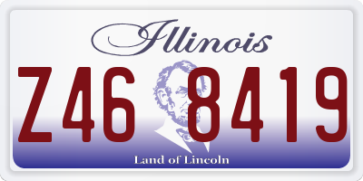 IL license plate Z468419