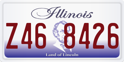 IL license plate Z468426