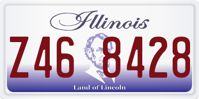 IL license plate Z468428
