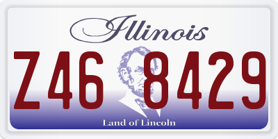 IL license plate Z468429