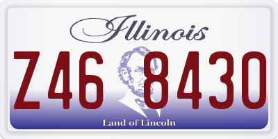 IL license plate Z468430