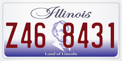 IL license plate Z468431