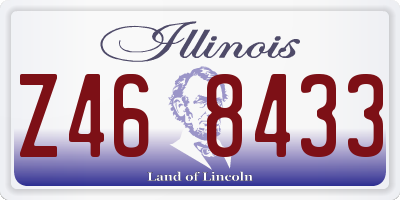 IL license plate Z468433
