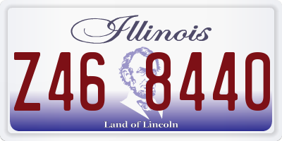 IL license plate Z468440