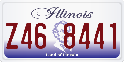 IL license plate Z468441