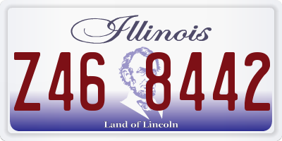 IL license plate Z468442