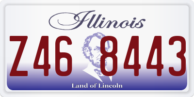 IL license plate Z468443