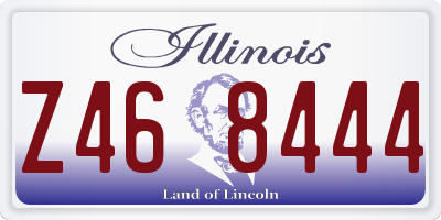IL license plate Z468444