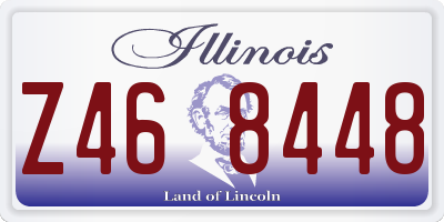 IL license plate Z468448