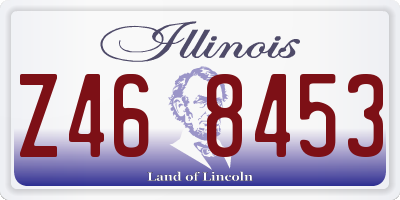 IL license plate Z468453