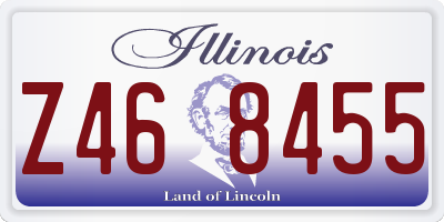 IL license plate Z468455