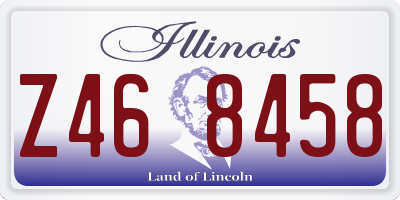 IL license plate Z468458