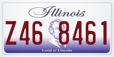 IL license plate Z468461