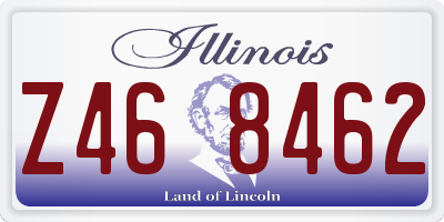 IL license plate Z468462