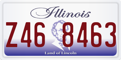 IL license plate Z468463